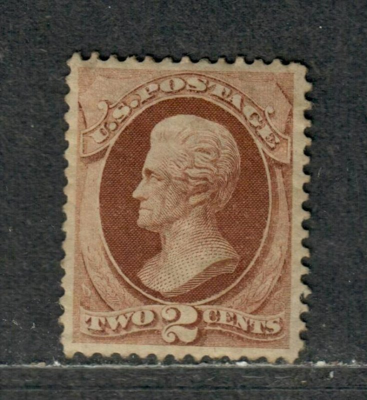 US Sc#146 M/H/EF, RG Or Glazed O.G., Cv. $135