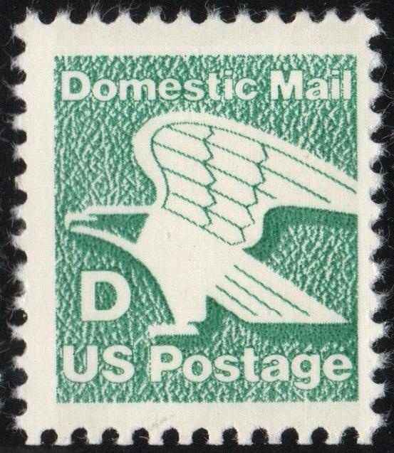 SC#2111 (22¢) D Rate Eagle Single (1985) MNH