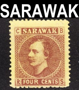 Sarawak Scott 4 Fine unused no gum. Lot #A.  FREE...