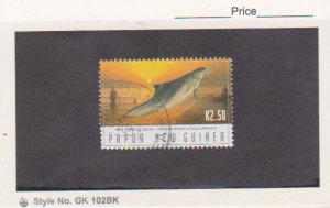 Papua New Guinea Scott # 1096 Used Dolphins Protected Species