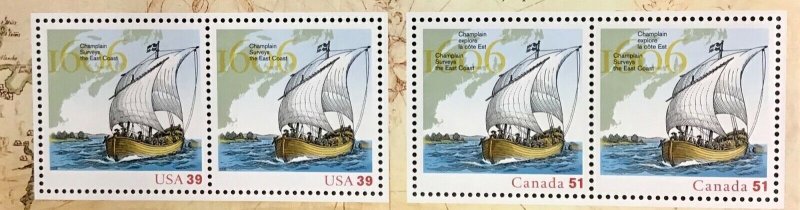 4074  Voyage of Samuel de Champlain MNH. In 2006 Canada/ US Joint issue