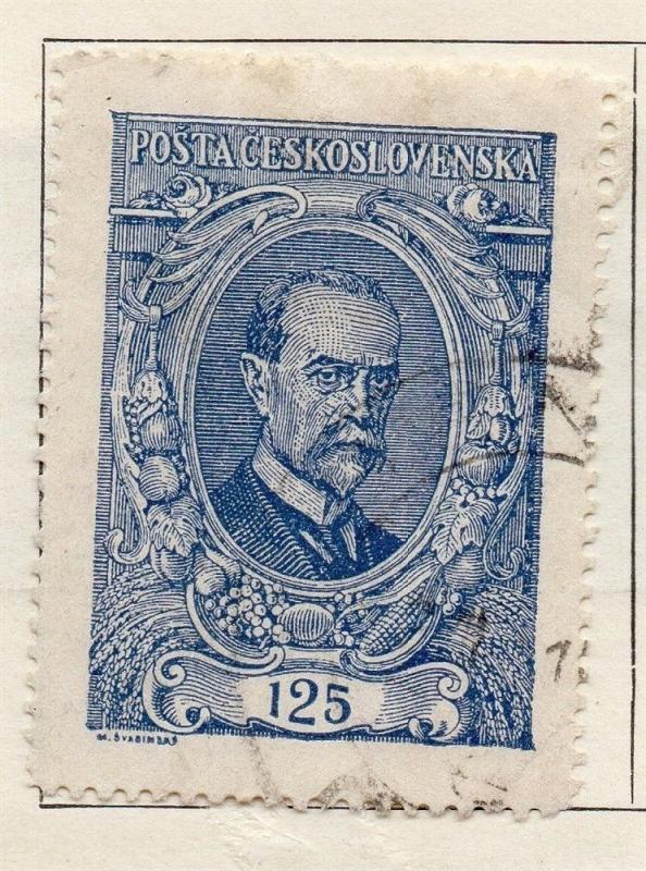 Czechoslovakia 1920 Early Issue Fine Used 125h. 097492