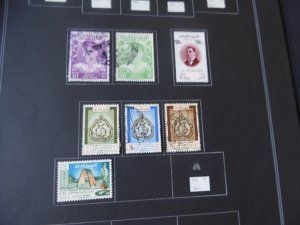 Iraq Stamp Collection on European Album Pages