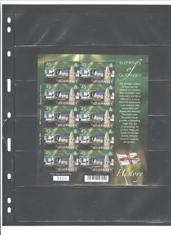 GUERNSEY,2004,EUROPA#832-837,MNH; 6 SHEETS=$15.00 1 SET=$1.75