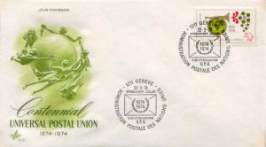 United Nations Geneva, First Day Cover, U.P.U. Universal Postal Union