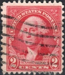 United States 707 - Used - 2c George Washington  (1932) (3)