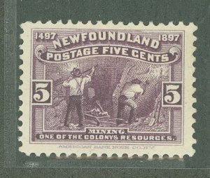 Newfoundland #65 Unused Single