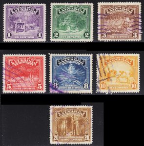 El Salvador Scott 574-80 F to VF used. Lot #B