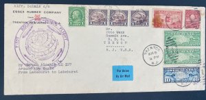 1929 Trenton NJ USA LZ 127 Graf Zeppelin First Round World Flight cover