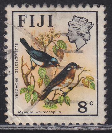 Fiji 311 Blue-Crested Broadbills 1971