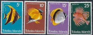 Tokelau Is 45-48 MNH 1975 Fish (102)(ad3014)
