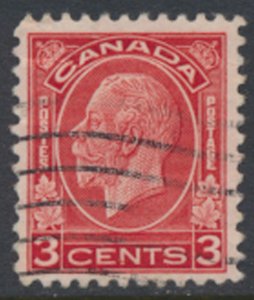 Canada  SG 321b  Die II  raised 3   Used  1932   SC# 197 see scan