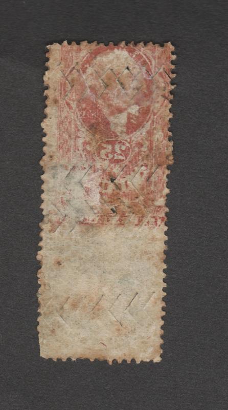 Unusual 1860s 'Stuck-Stamp' Oddity