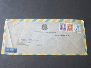 Brazil frank 1947 667,792,795 to USA cover