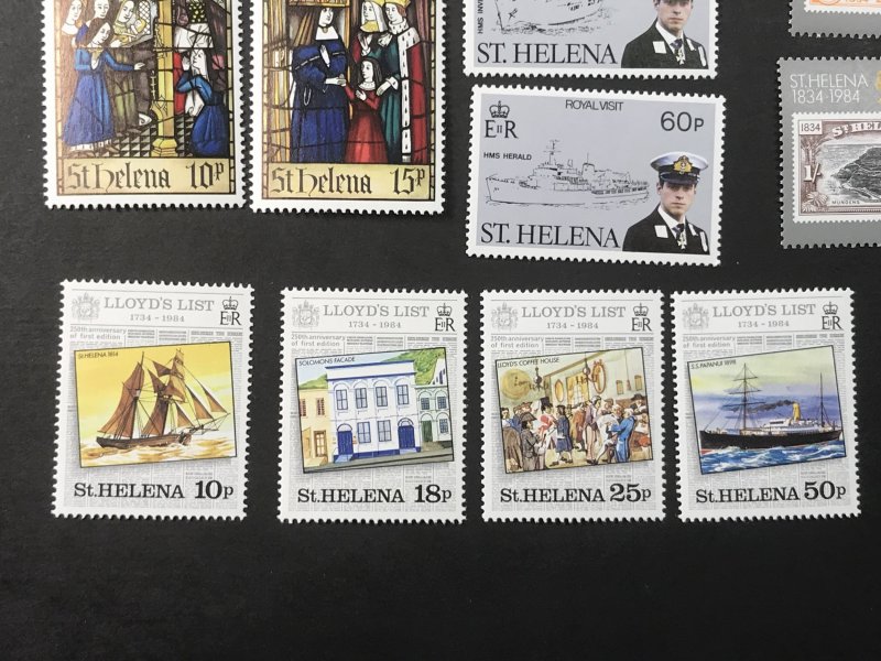 ST.HELENA # 394-415-MINT NEVER/HINGED--5 COMPLETE SETS--1983-84