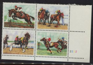 2756b Black Engraving OMITTED ERROR Plate Block of 4 Stamps NH (2756 Bz1652)