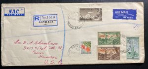 1964 Aukland New Zealand Airmail cover To Erie PA USA NAC Seal