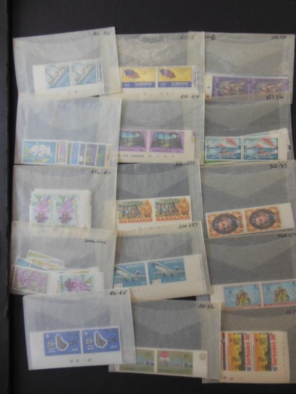 BARBADOS : Beautiful VF MNH accumulation of Better singles & sets. Cat $650++