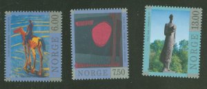 Norway #1198-1200  Single (Complete Set) (Art)