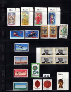 $1 World MNH Stamps (2586) Germany West Selection of MNH sets, see description