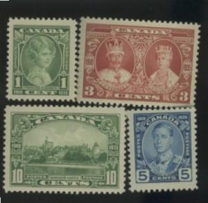 Canada #211 213-5 MINT F-VF OG LH Cat$16.75