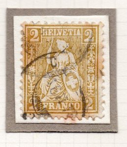 Switzerland 1874 Early Issue Fine Used 2c. NW-208660