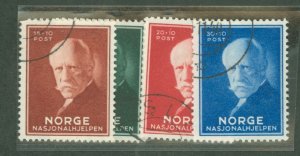 Norway #B15-18  Single (Complete Set)