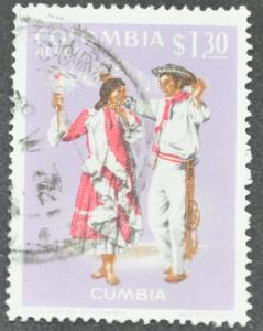 DYNAMITE Stamps: Colombia Scott #C537  USED