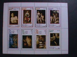 DHUFAR-WORLD FAMOUS NUDE ART PAINTINGS MNH VF-EST.$14 WE SHIP TO WORLD WIDE