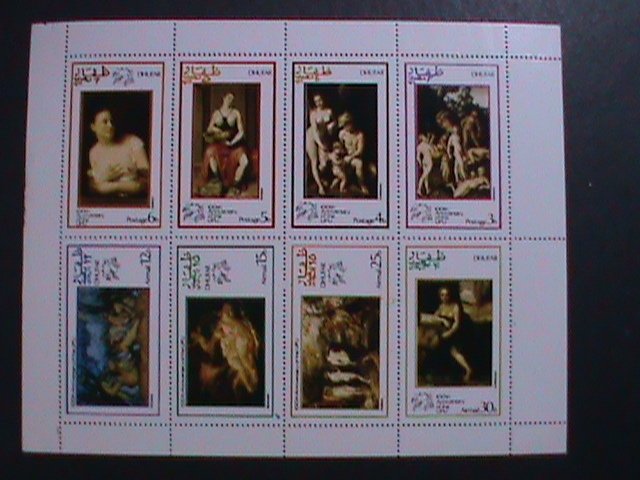 DHUFAR-WORLD FAMOUS NUDE ART PAINTINGS MNH VF-EST.$14 WE SHIP TO WORLD WIDE