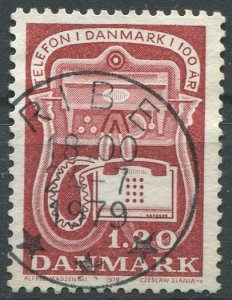 Denmark Sc#626 Used, 1.20k dl red, Anniversaries and Events 1979 (1979)