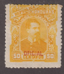 Honduras O7  President Luis Bogran 1890