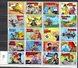 #3000, Set-20, \Comics\ MNH. .32 cents