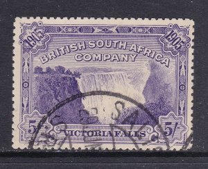 Rhodesia Scott 81, 905 Victoria Falls 5/, VF used, Scott $50