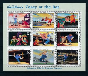 [22605] Gambia 1993 Disney Movie Casey at the Bat MNH