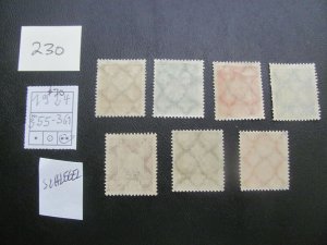 Germany 1924 MNH SIGNED SCHLEGEL SC 330-336 SET VF 350 EUROS (230)