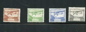 JAPAN AIRMAILS  SCOTT #C3//C7  NO #C4 IS INCLUDED MINT  HINGED  