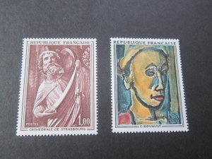 France 1971 Sc 1295,1297 MNH