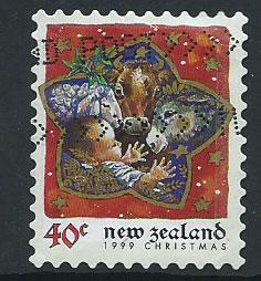 New Zealand SG 2294 VFU perf 9 1/2 ex booklet