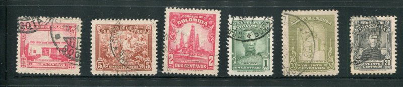 Colombia #497-502 Used  - Make Me A Reasonable Offer