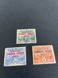 Costa Rica sc C117-C119 MH+u comp set