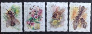 RUSSIA 1989 HONEY BEES  SG5996/9 UNMOUNTED MINT .