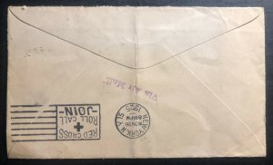 1925 San Diego CA USA Early Airmail Cover To Philadelphia Pa