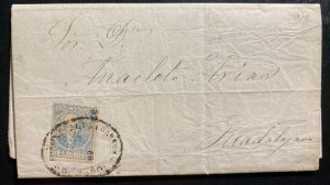 1869 Lagos De Jalisco Mexico Letter Sheet Cover to Guadalajara