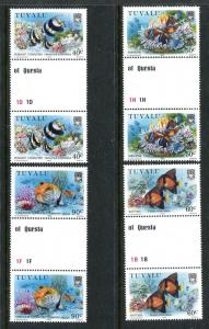 Tuvalu 524-527 MNH, 1989. Marine Life. x29422