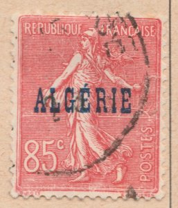 FRENCH COLONY ALGERIA 1924-25 85c Used Stamp A29P25F33139-