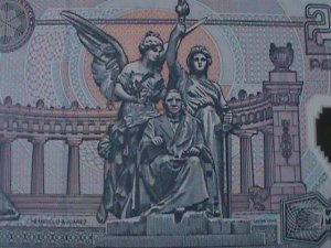 ​MEXICO-2001-P106-75TH ANNIV: BANK OF MEXICO-$20 UNC.POLYMAR NOTE-HARD TO FIND