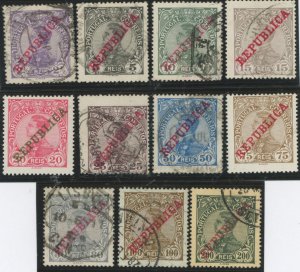 Portugal #170-180 Used Single