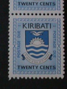 ​KIRIBATI 1981-SC# J2-POSTAGE DUE STAMPS-IPAIRS MNH-LAST ONE-VERY FINE