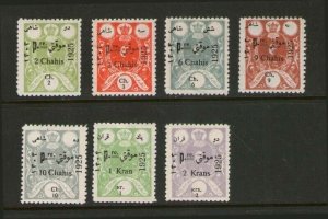 Iran 1925 Sc 686-95 set MLH